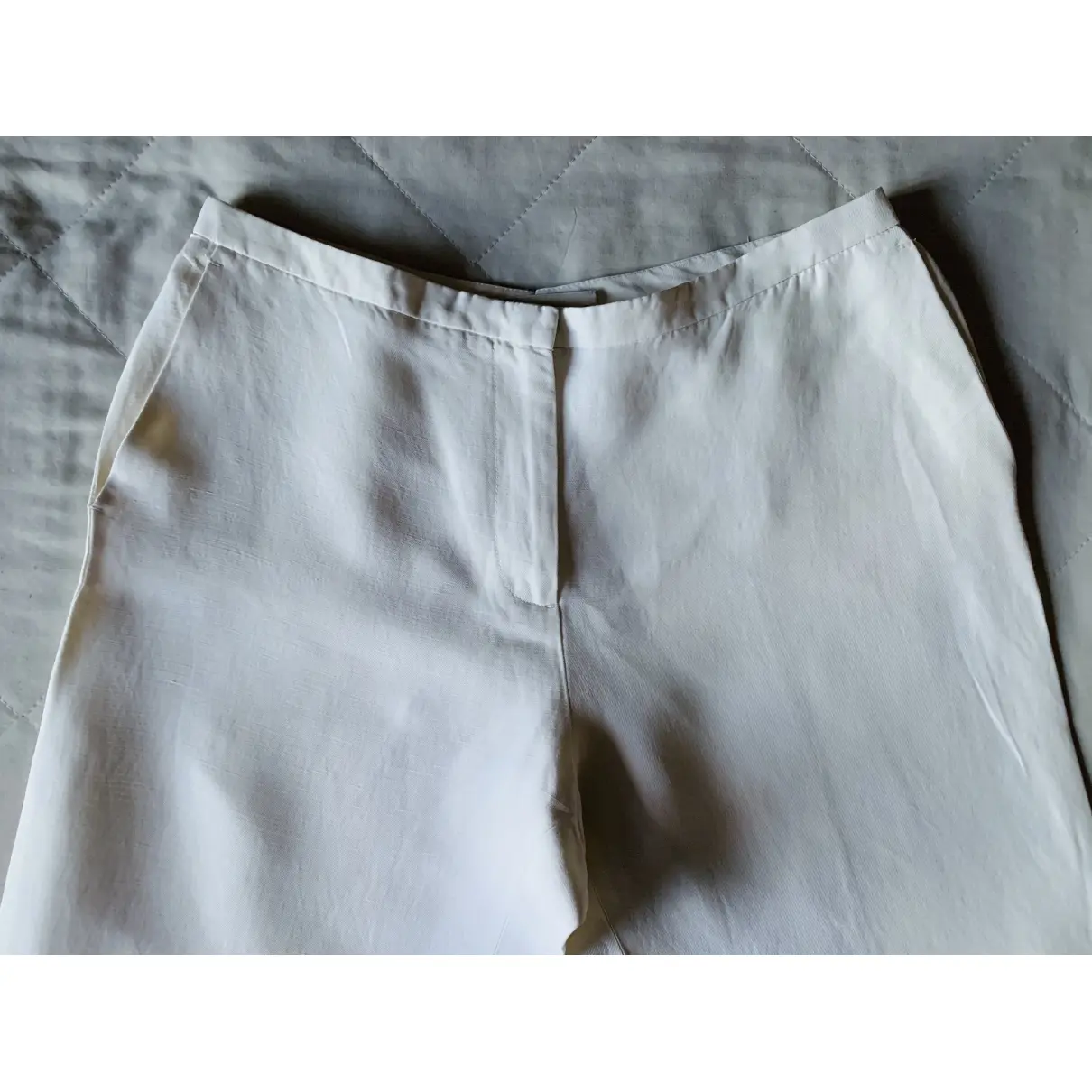 Linen straight pants PURIFICACION GARCIA