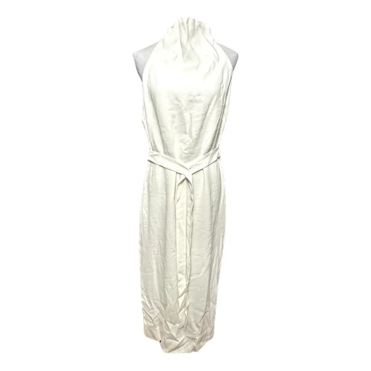 Linen mid-length dress
