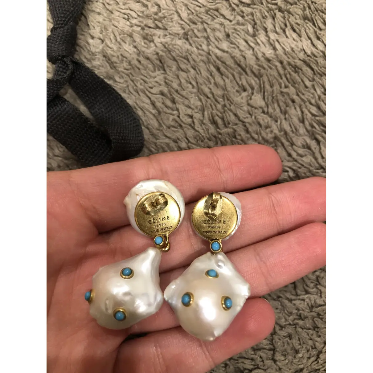 Buy Celine Baroque earrings online