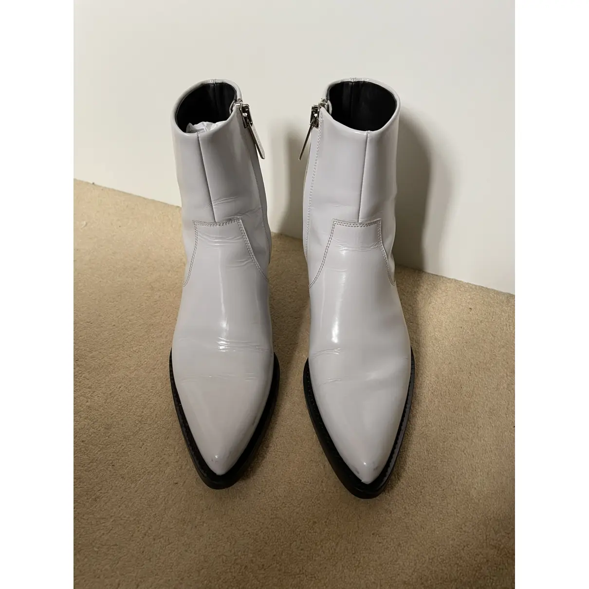 Buy Calvin Klein 205W39NYC Patent leather western boots online