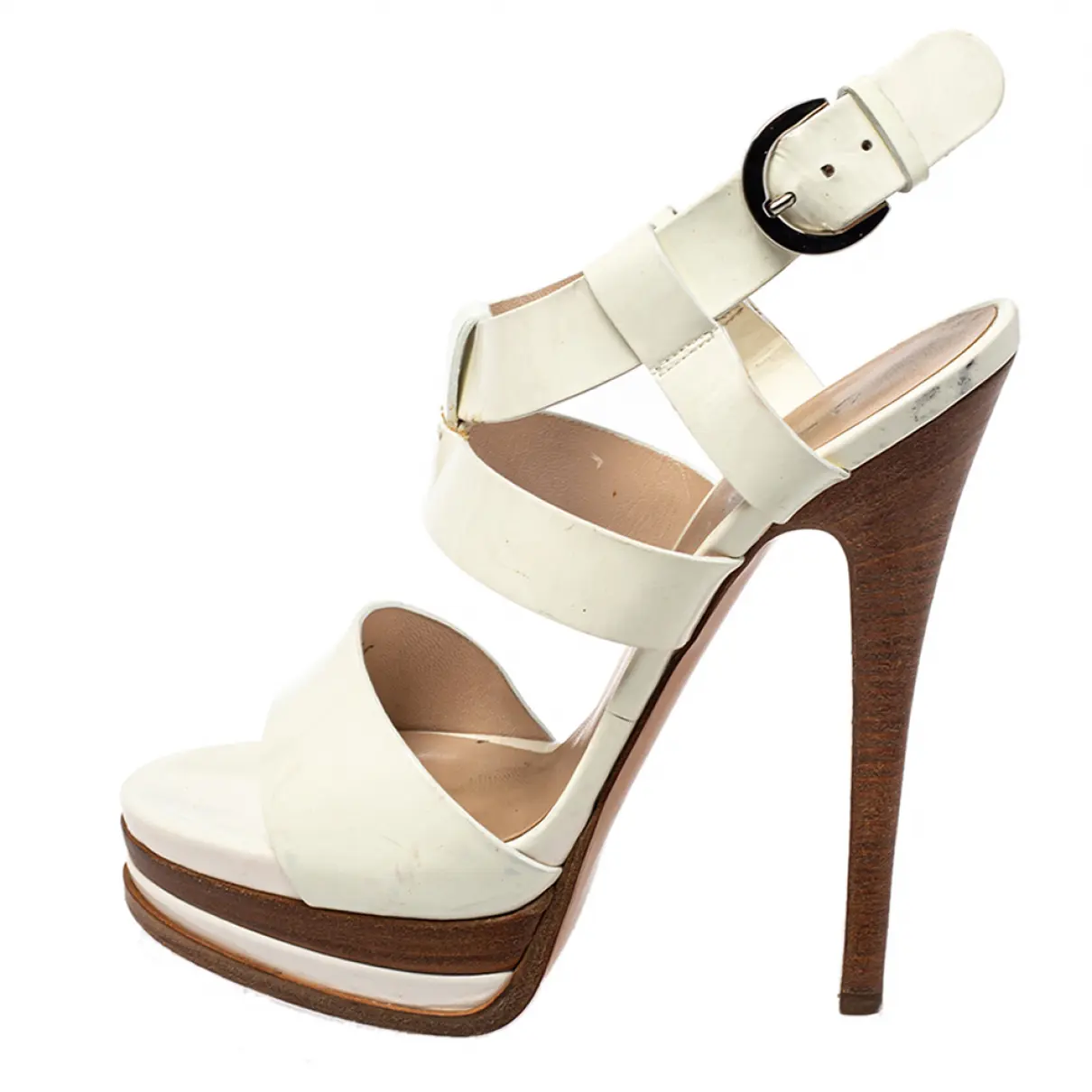 Buy Casadei Patent leather sandals online