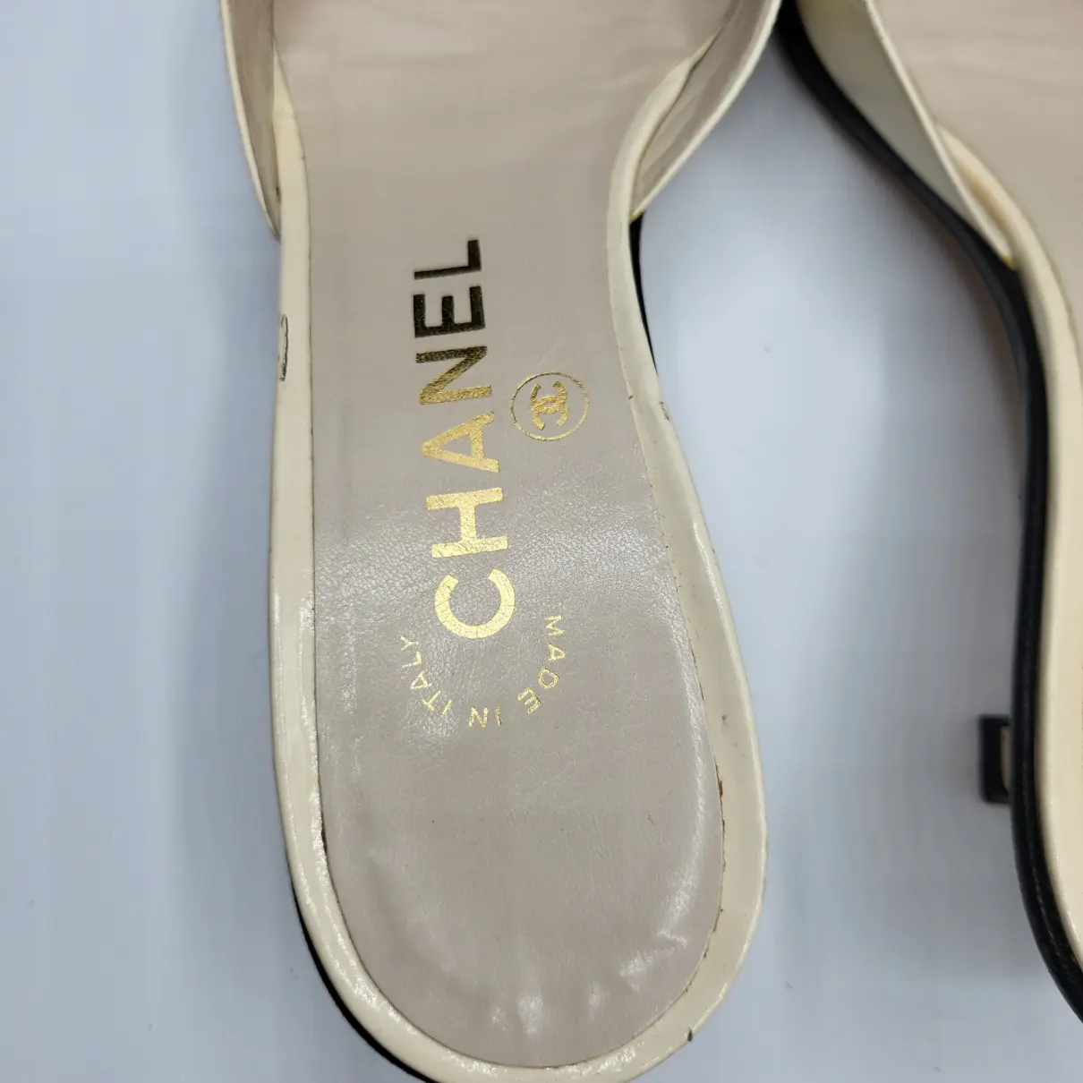 Patent leather mules Chanel