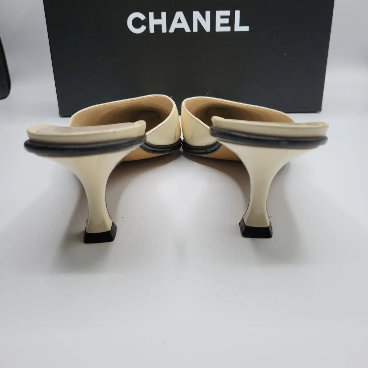 Patent leather mules Chanel