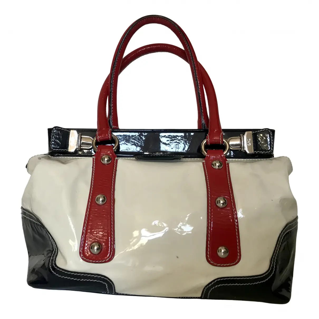 Patent leather tote D&G