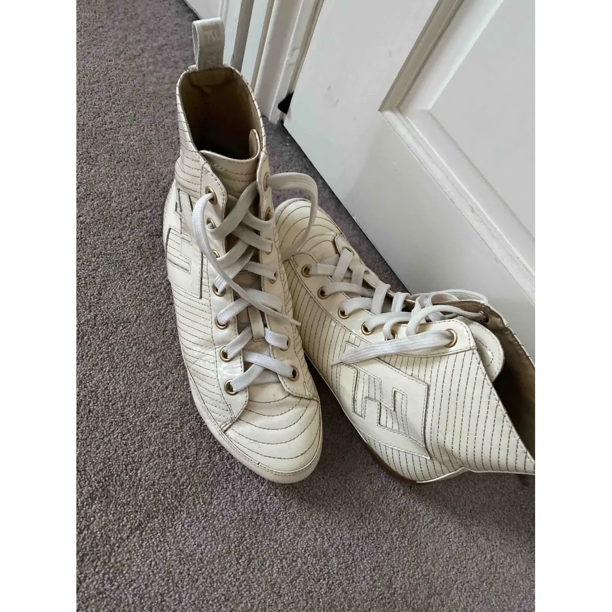 Buy Fendi Patent leather trainers online - Vintage