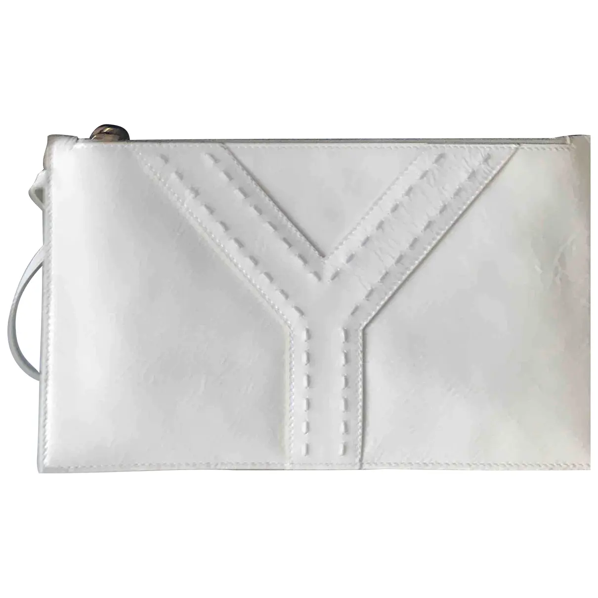 Muse patent leather clutch bag Yves Saint Laurent