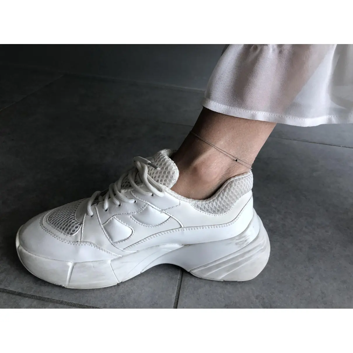 Patent leather trainers Pinko