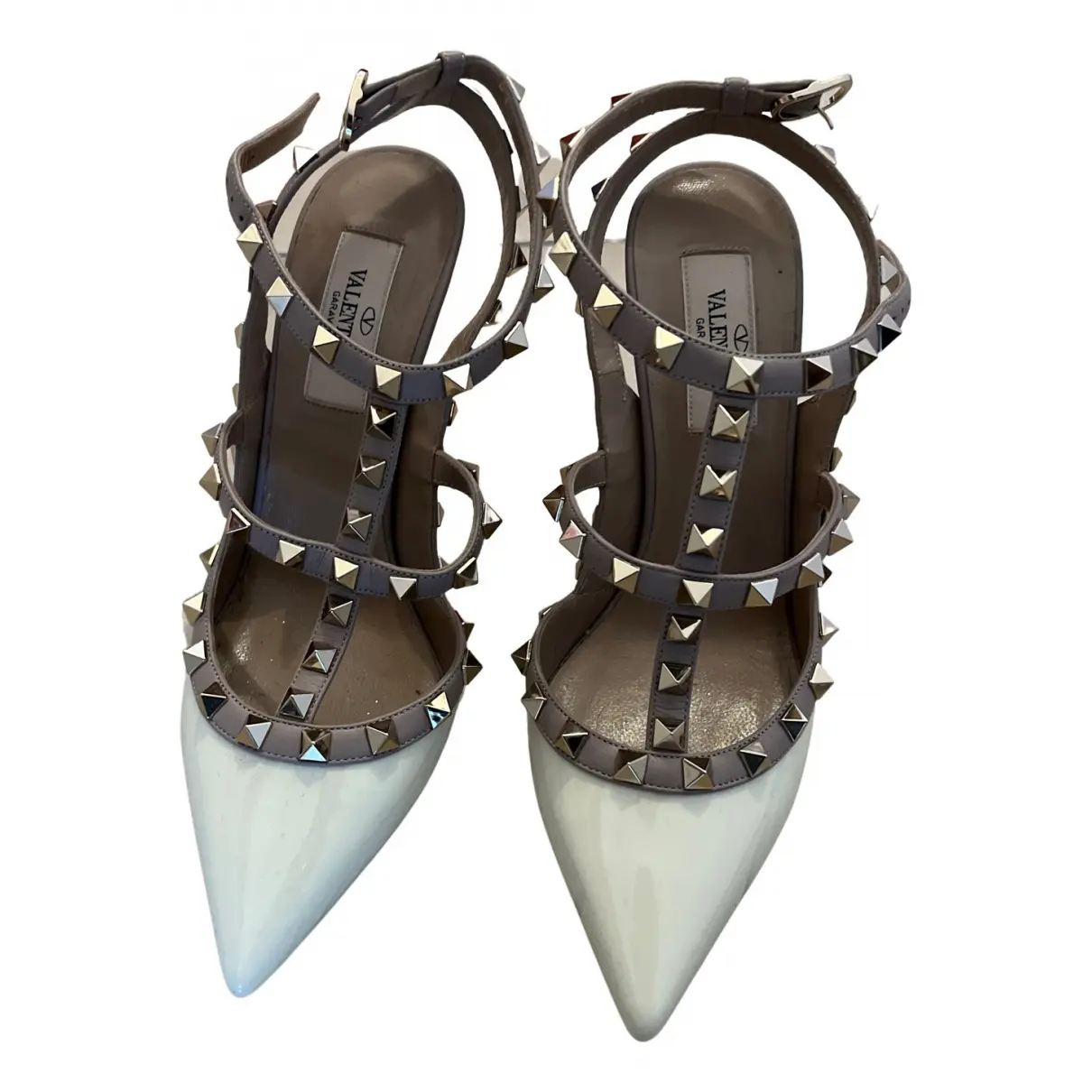 Rockstud patent leather sandals Valentino Garavani