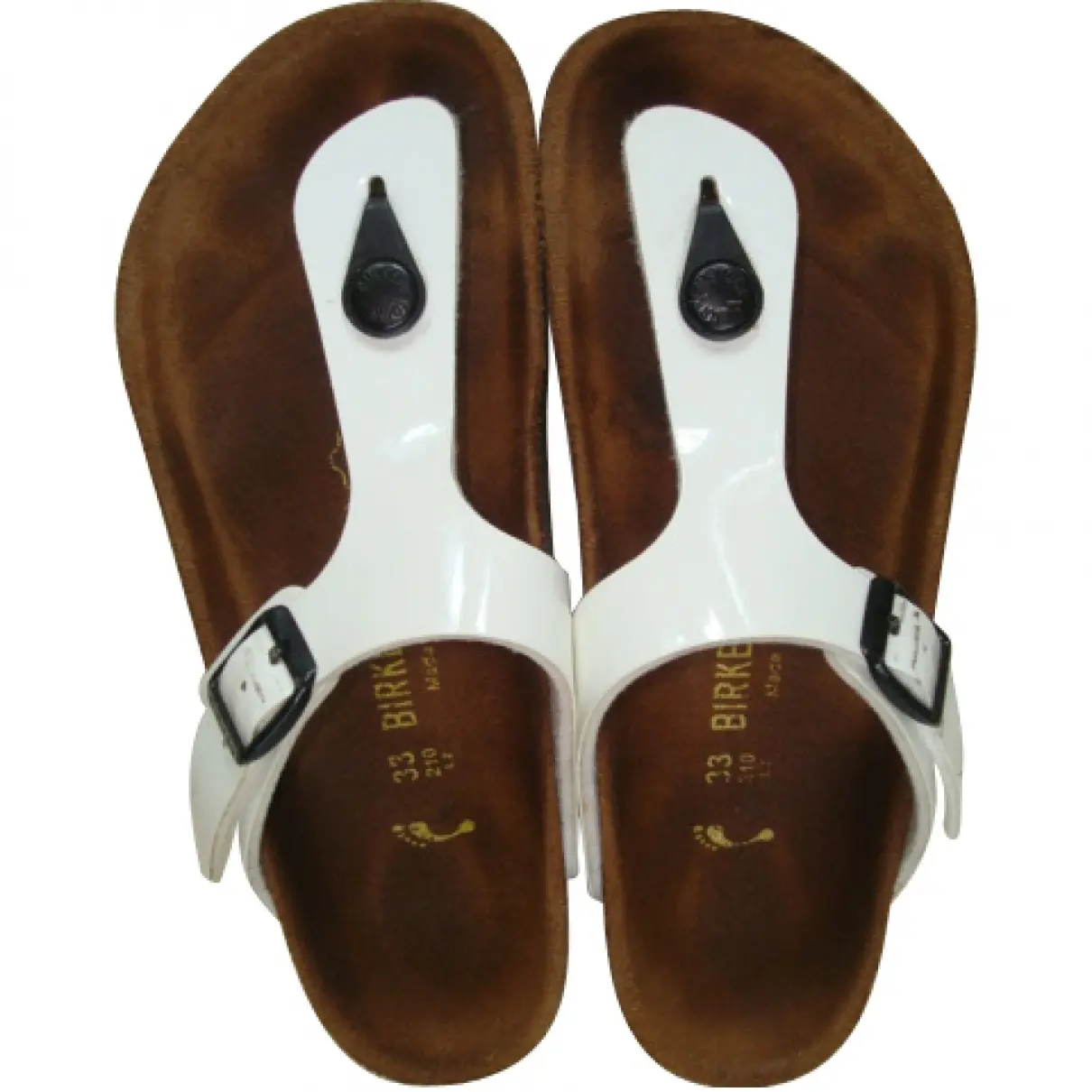 White Patent leather Sandals Birkenstock