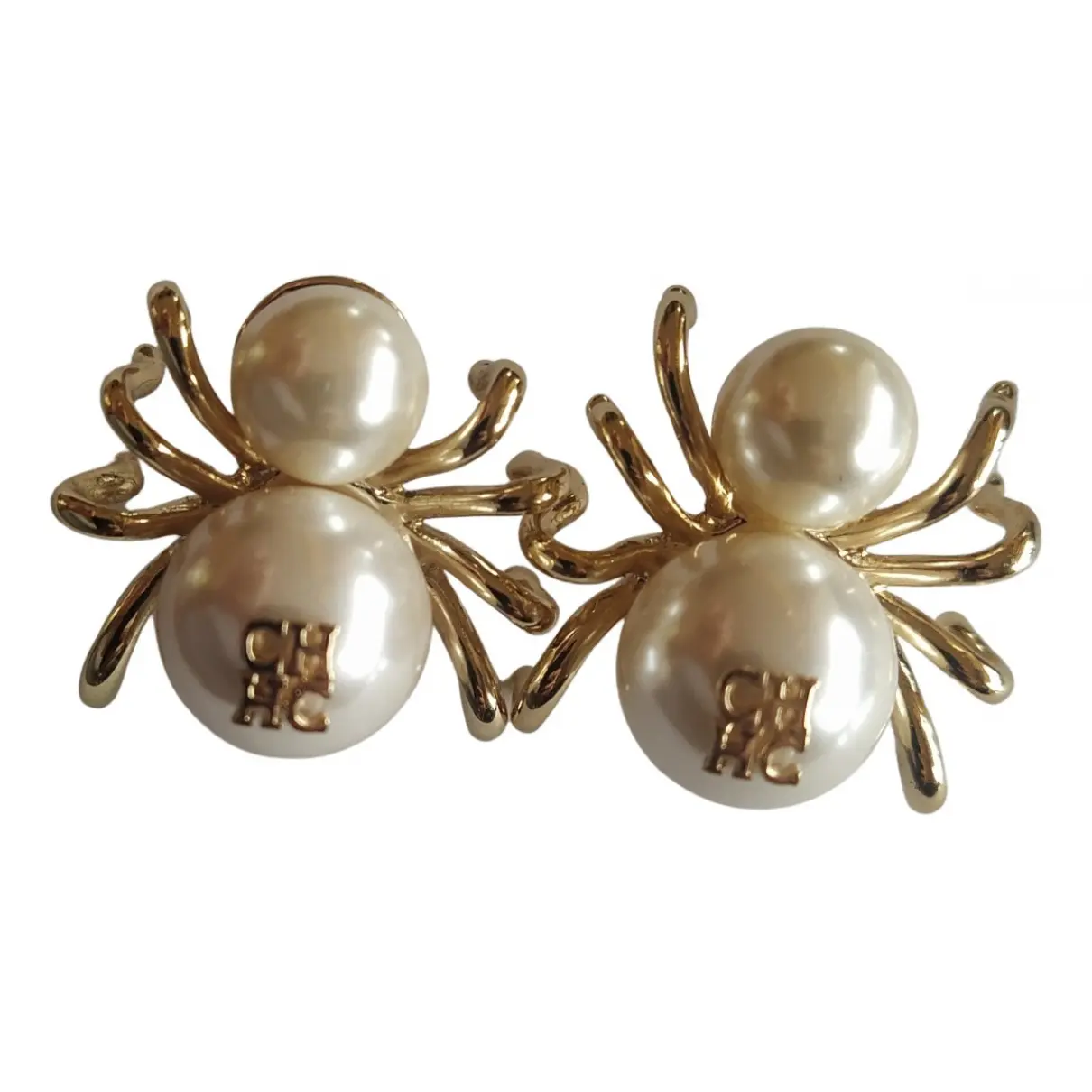Pearls earrings Carolina Herrera - Vintage