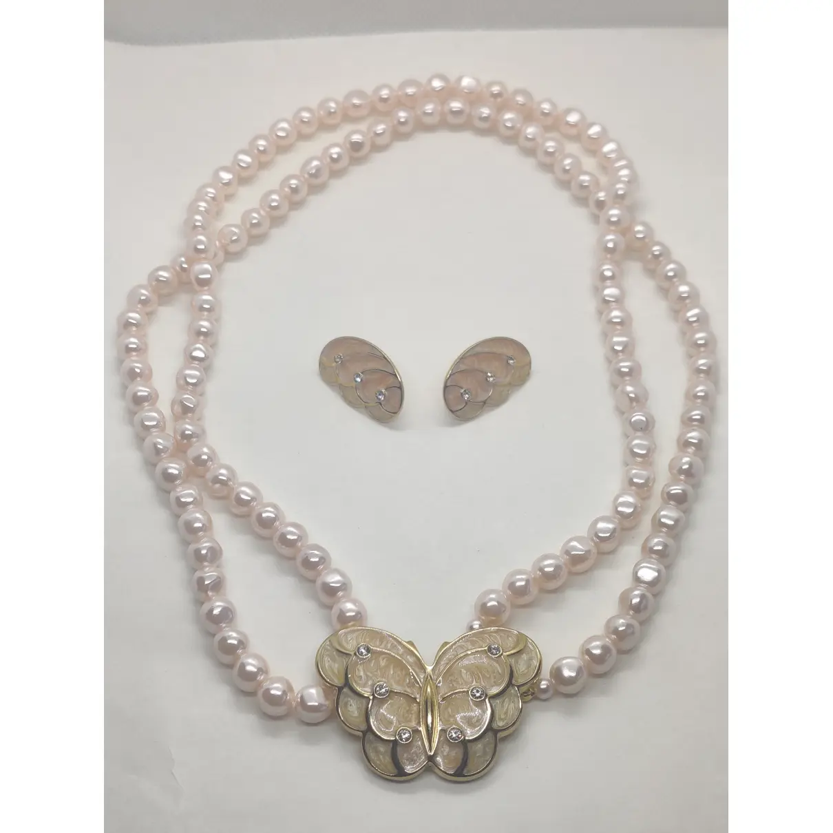 Buy Kenneth Jay Lane Pearls jewellery set online - Vintage