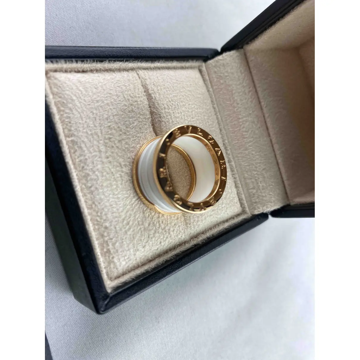 Buy Bvlgari B.Zero1 pink gold ring online