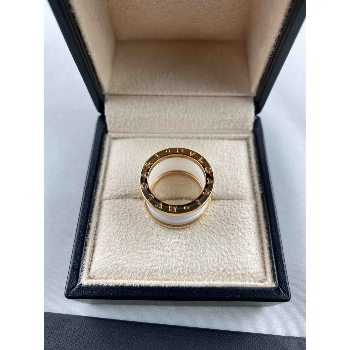 B.Zero1 pink gold ring Bvlgari