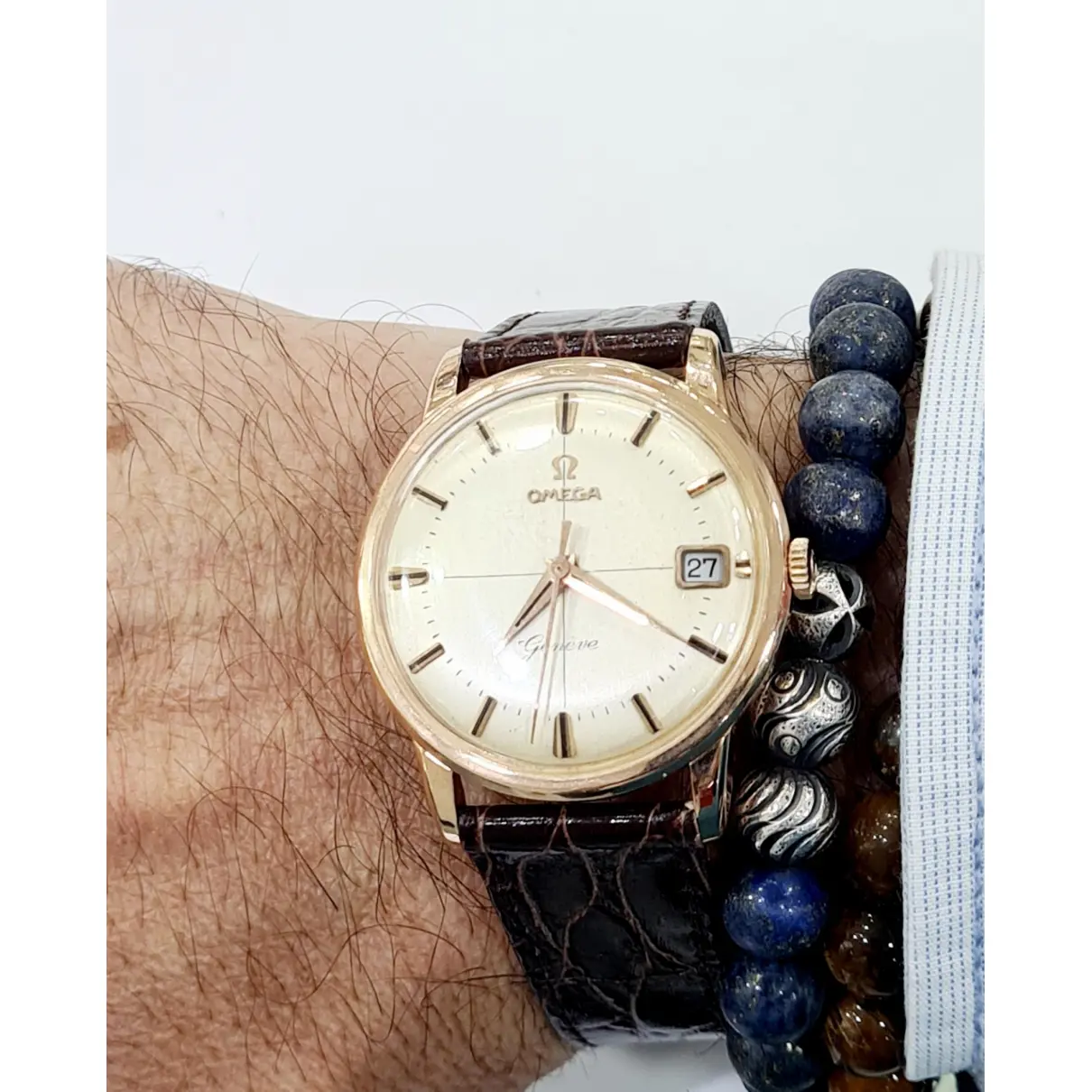 Seamaster pink gold watch Omega - Vintage