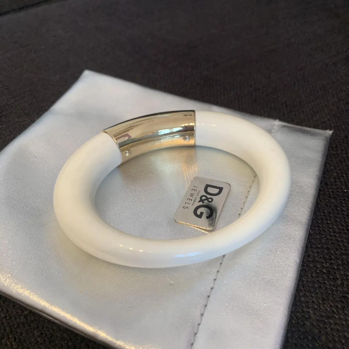 Buy D&G White Plastic Bracelet online