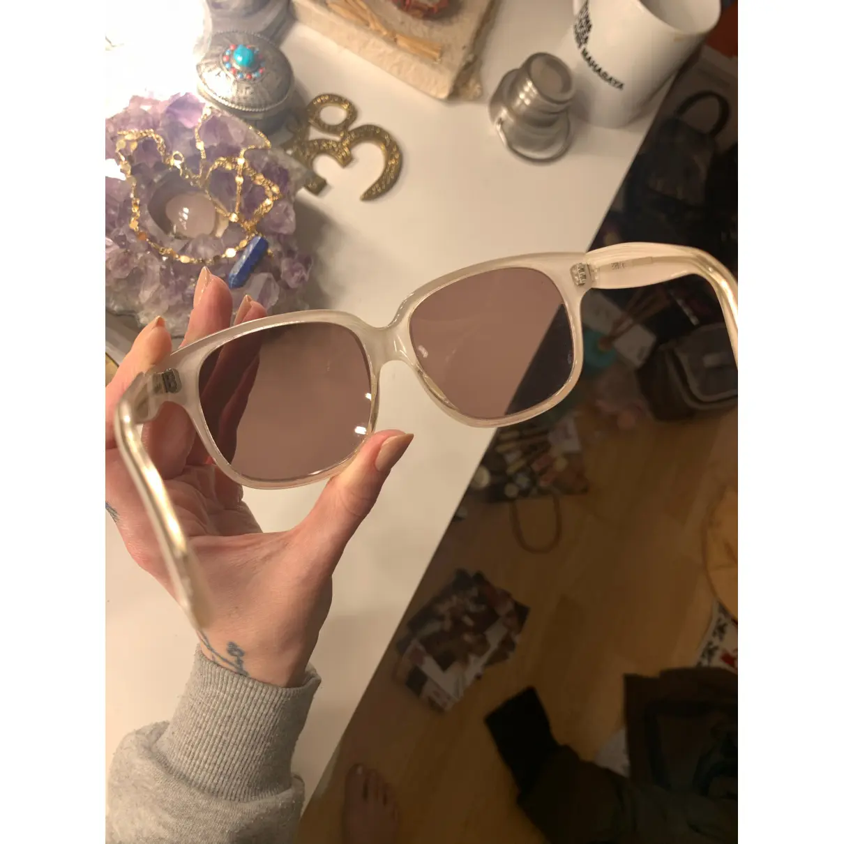 Oversized sunglasses Emmanuelle Khanh