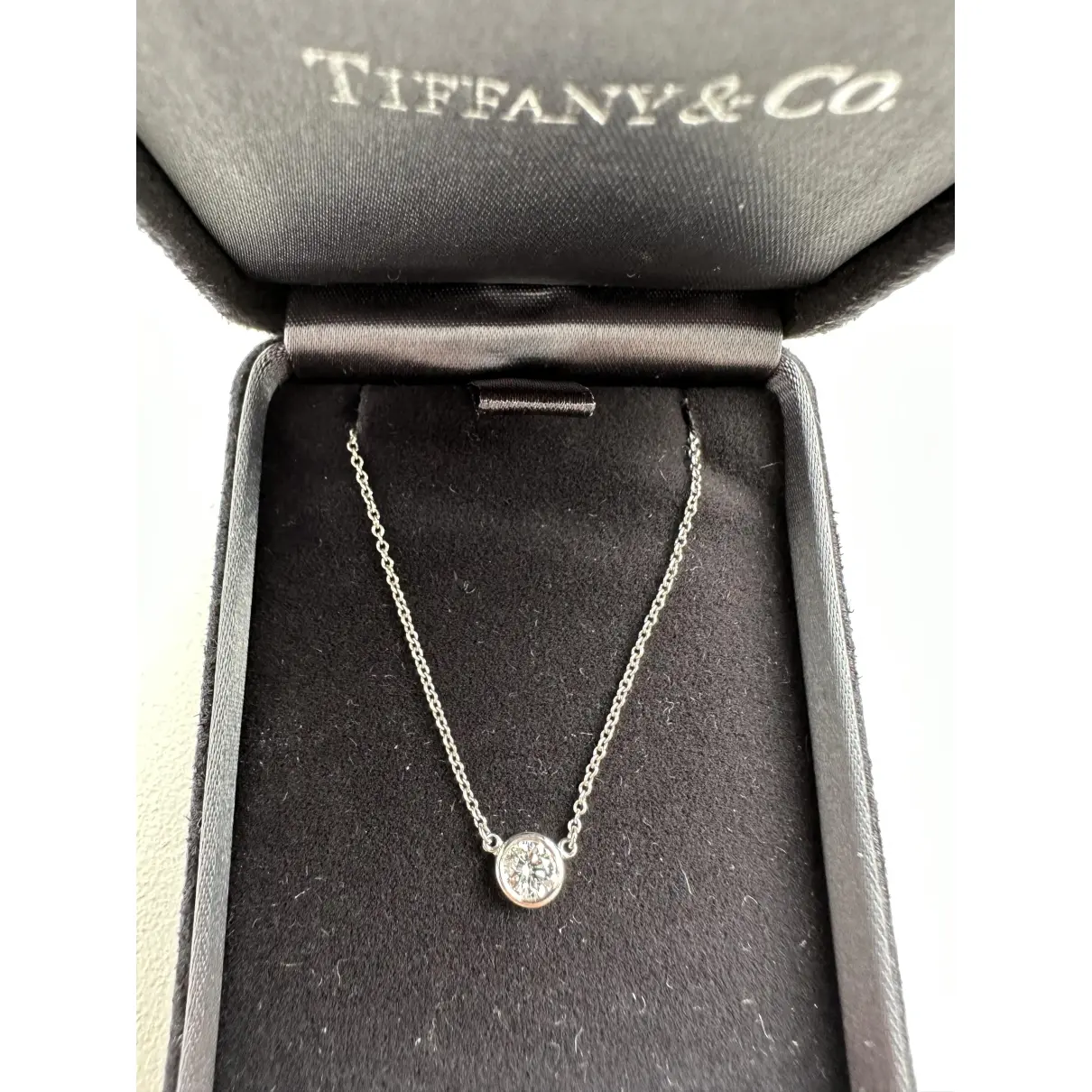 Elsa Peretti platinum necklace Tiffany & Co
