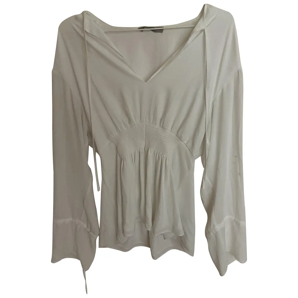White Polyester Top All Saints