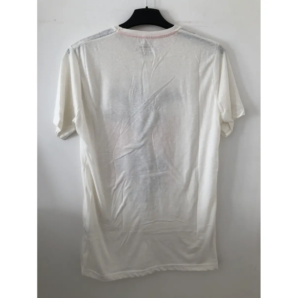 Buy PULL & BEAR White Polyester T-shirt online