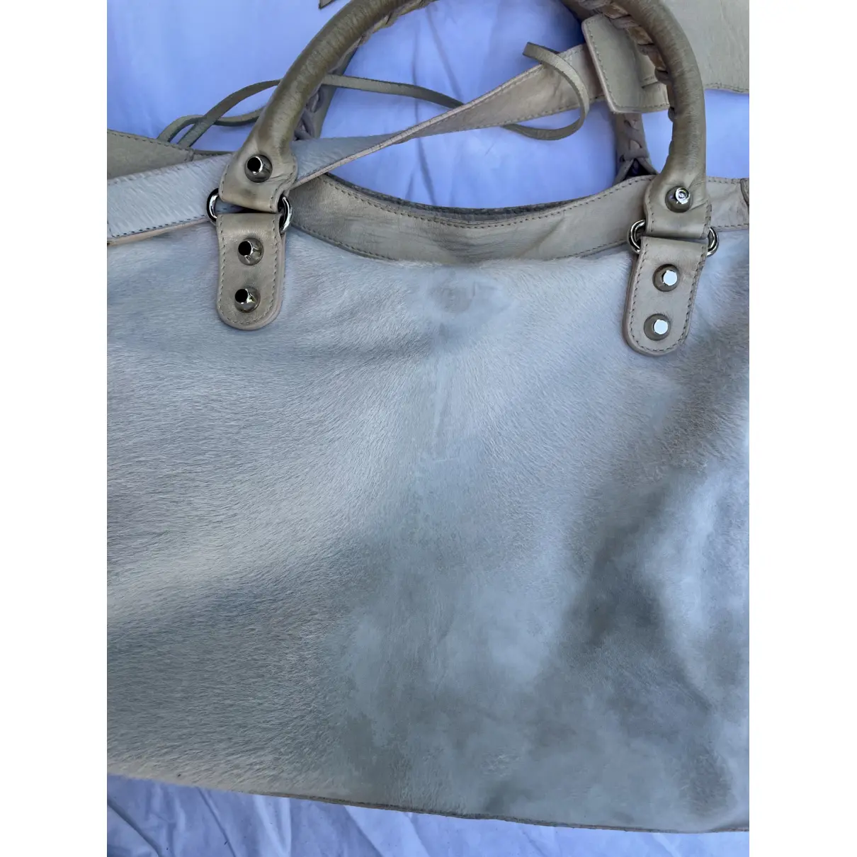 City pony-style calfskin handbag Balenciaga