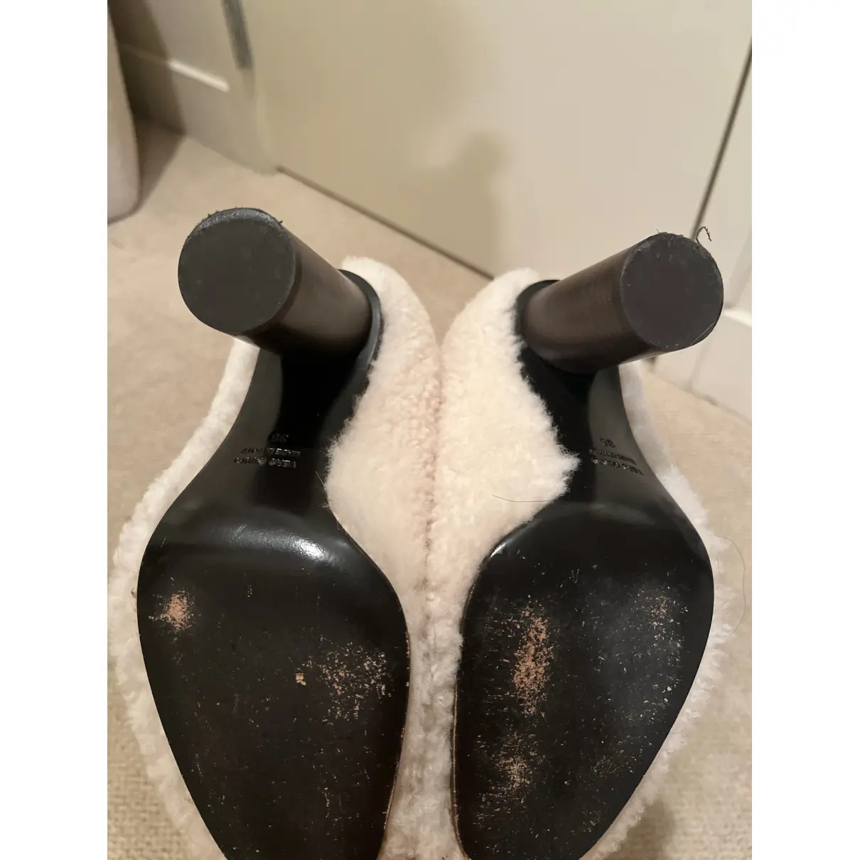 Shearling ankle boots Anya Hindmarch