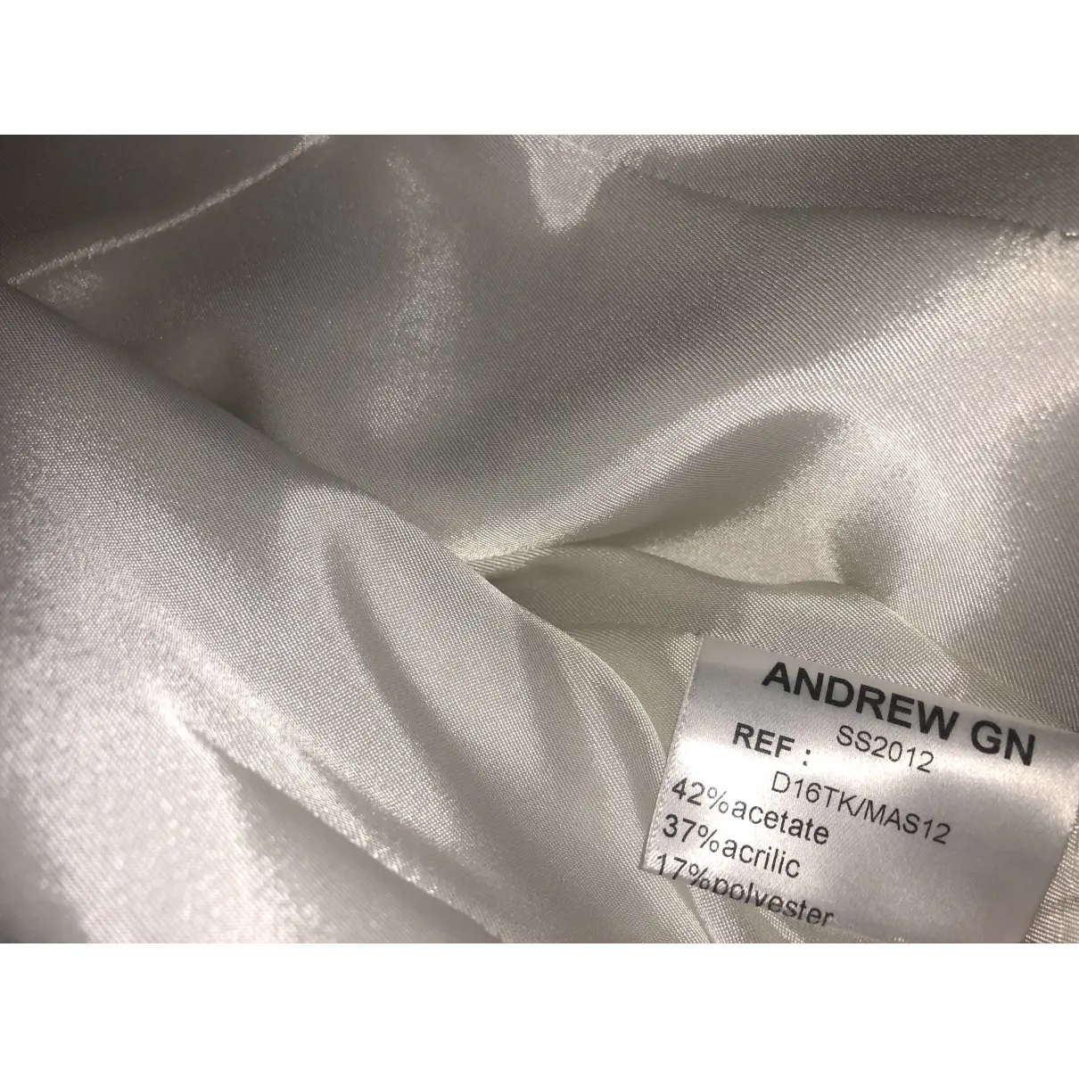 Silk mini dress Andrew Gn