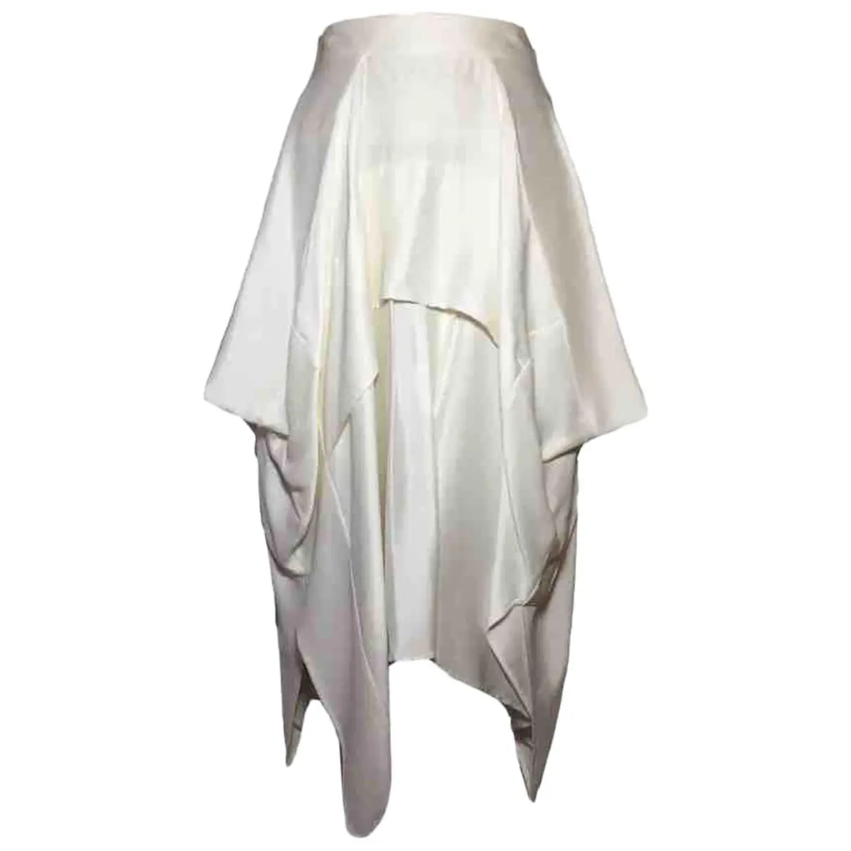 Silk mid-length skirt Barbara Casasola