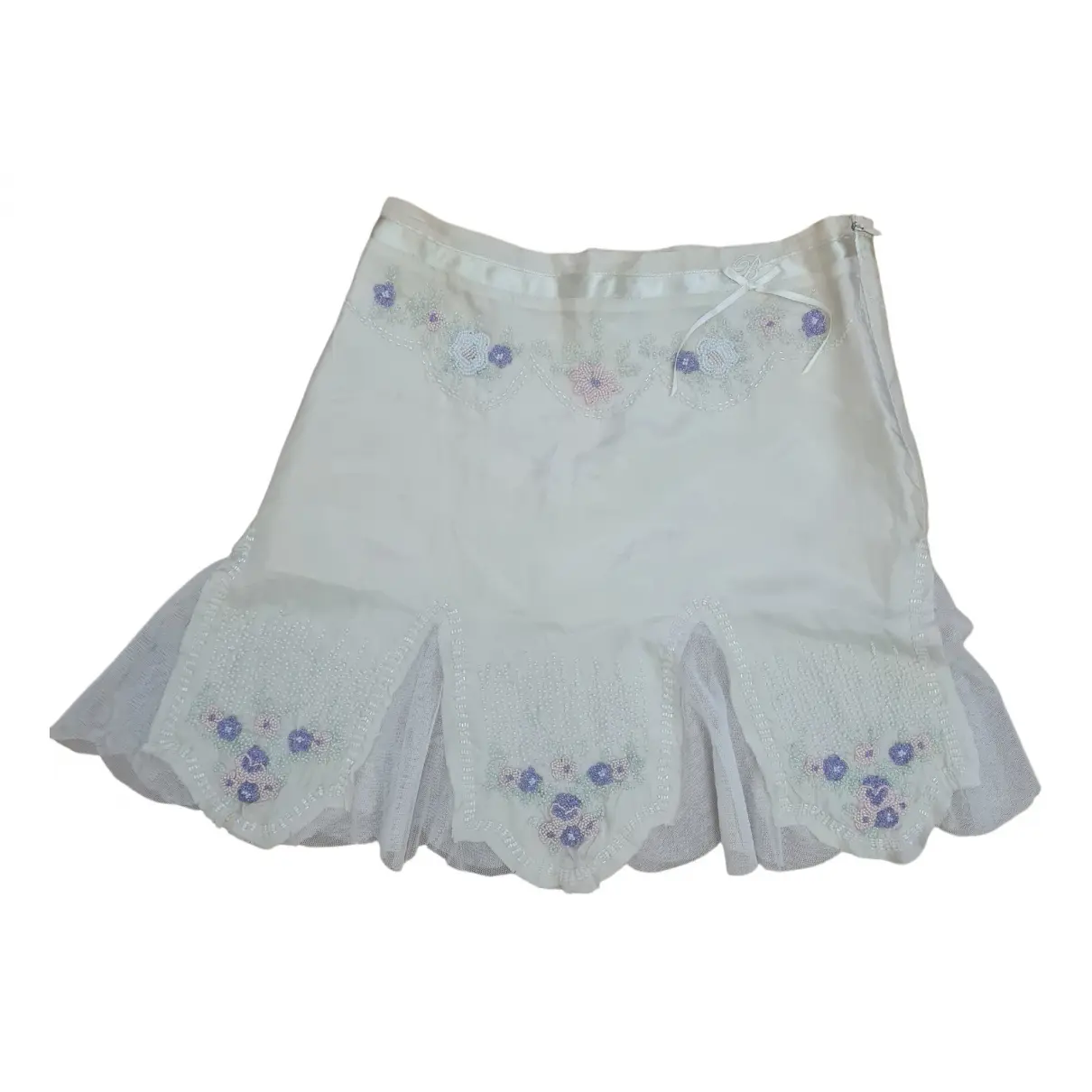 Silk mini skirt Blumarine