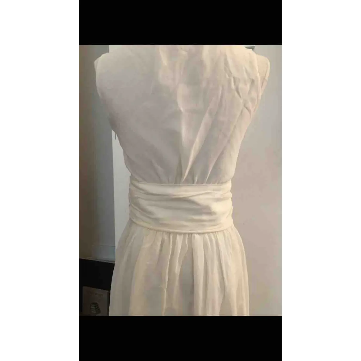 Silk mid-length dress Cacharel - Vintage