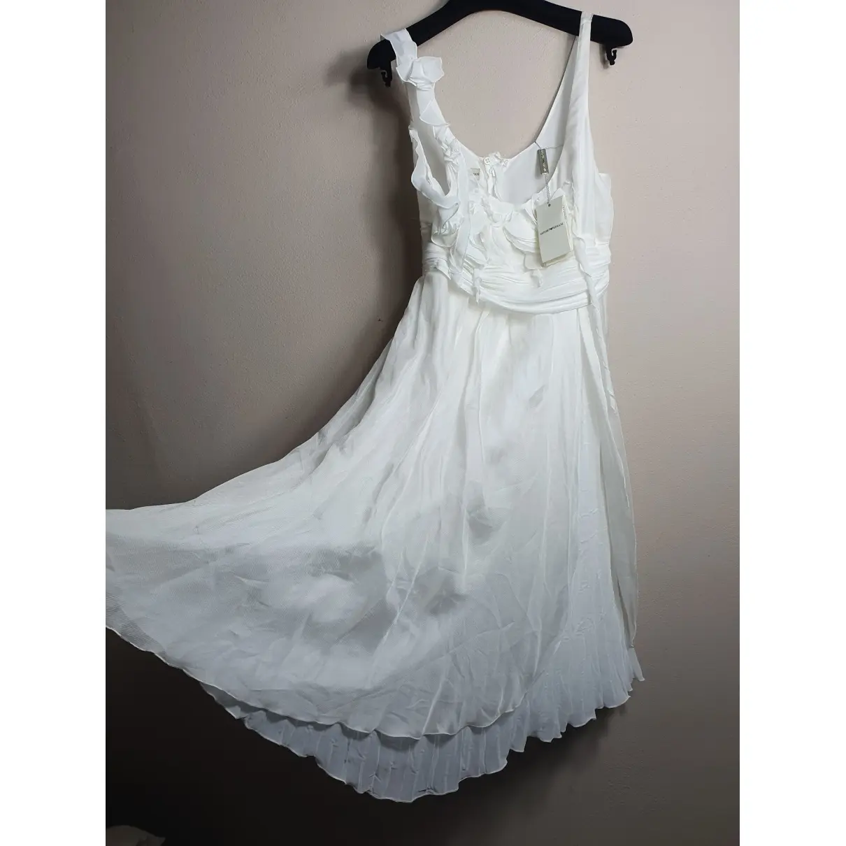 Silk mid-length dress Emporio Armani