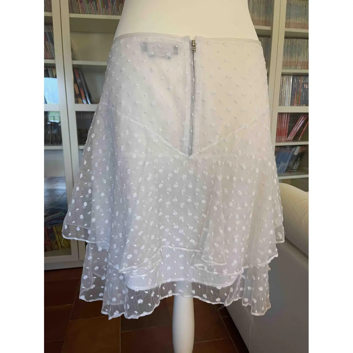 Buy Isabel Marant Silk mid-length skirt online