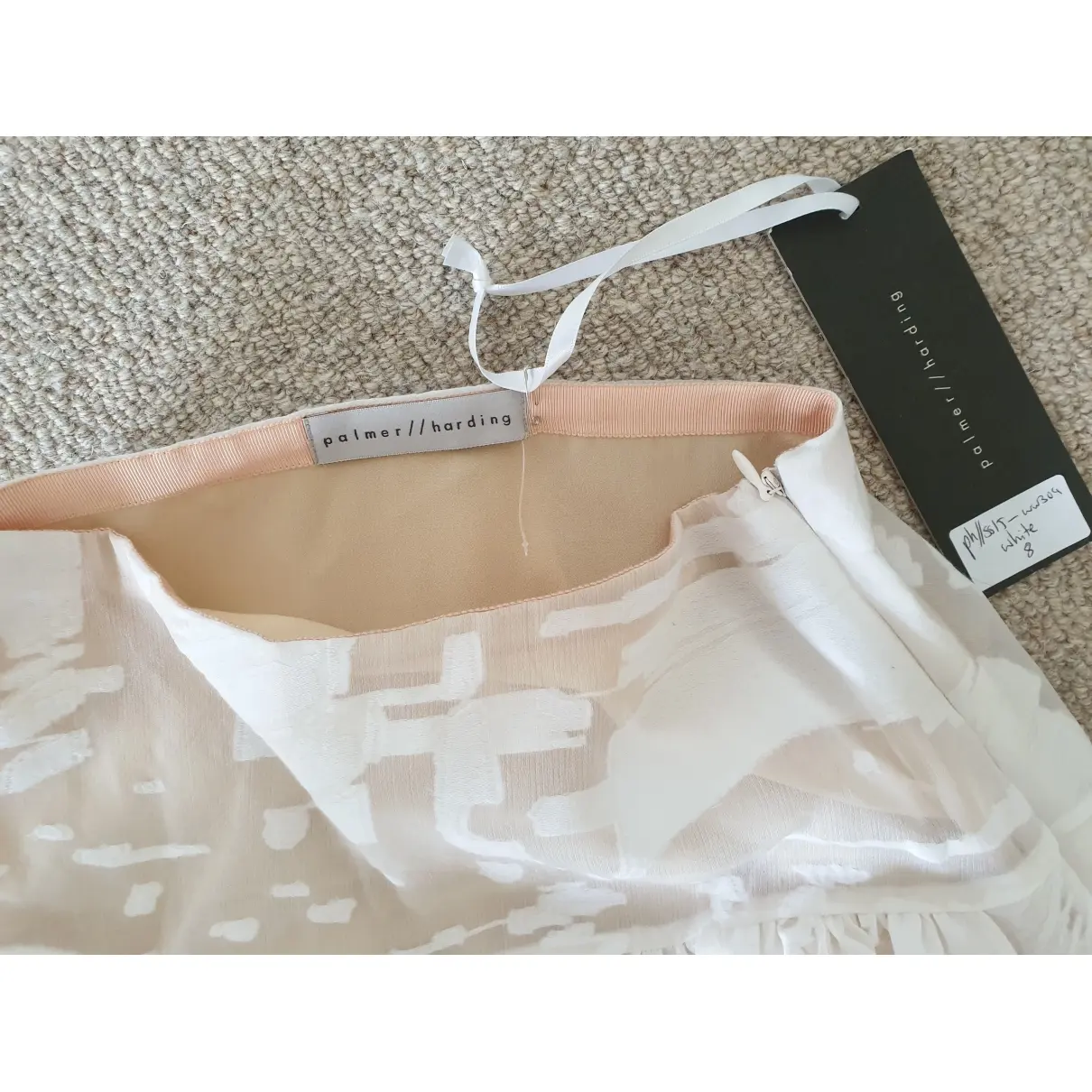 Buy Palmer Harding Silk mid-length skirt online