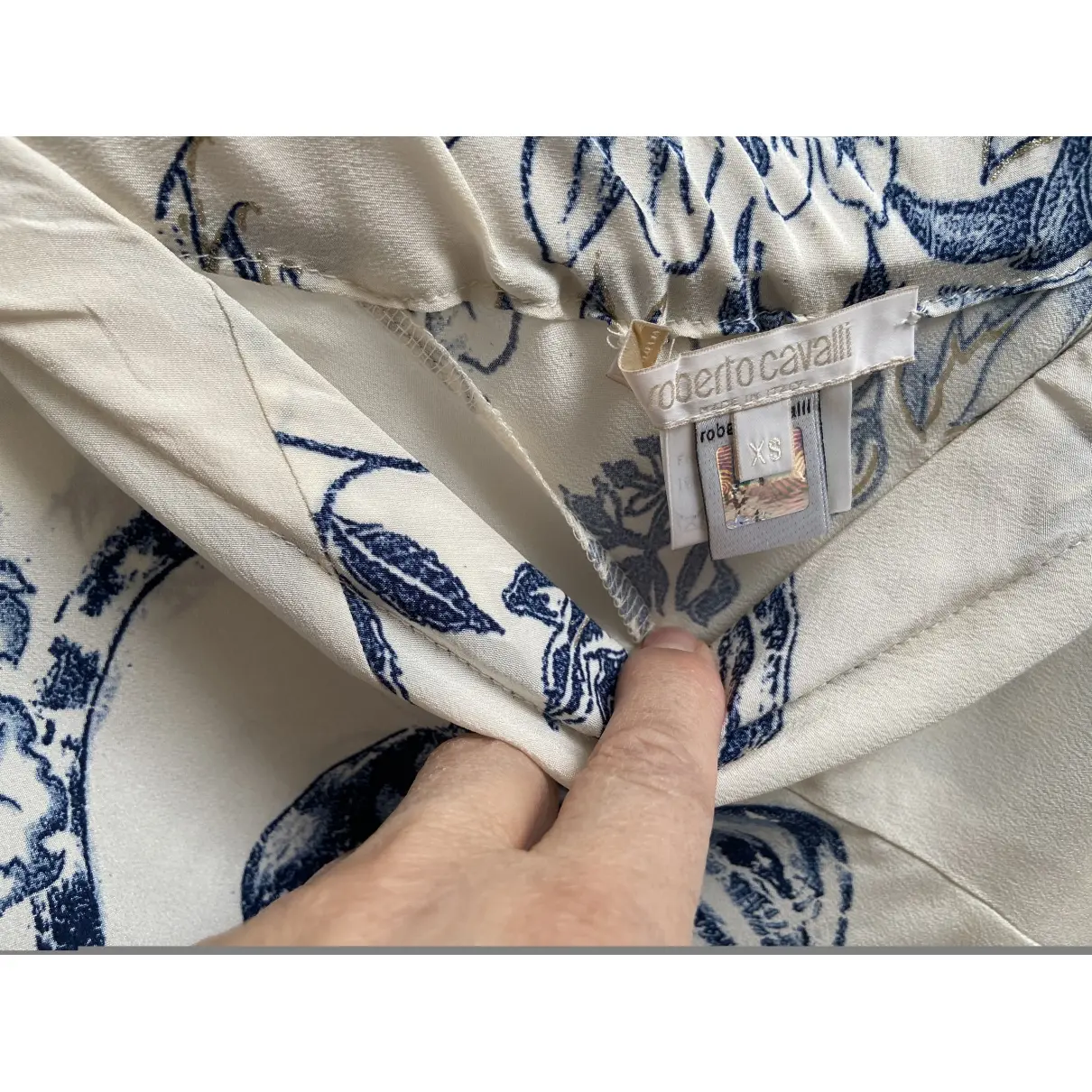 Buy Roberto Cavalli Silk mini skirt online