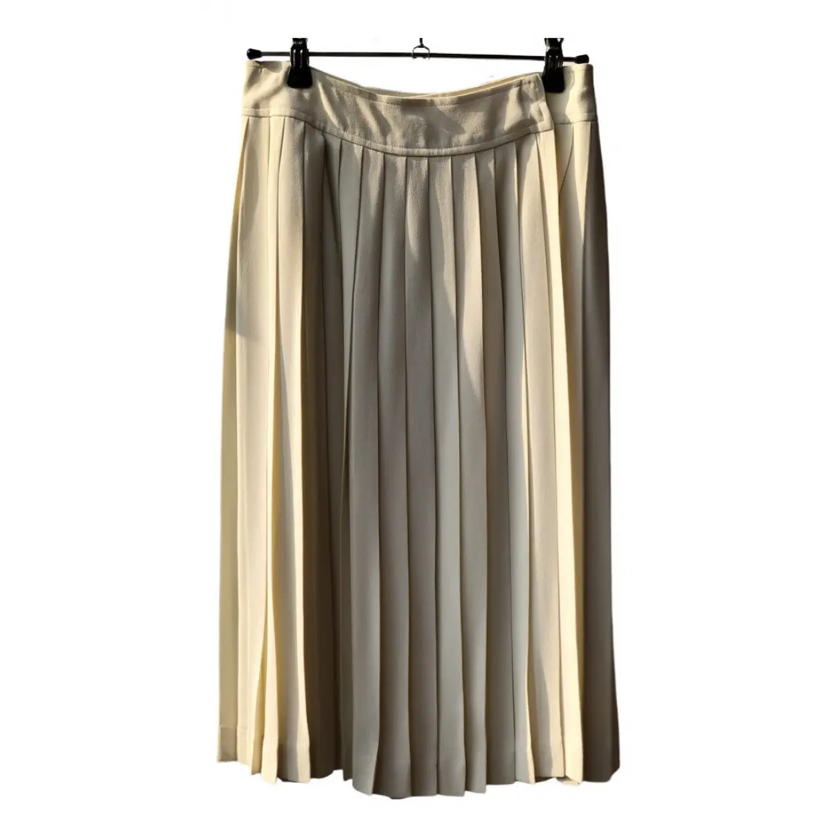Silk mid-length skirt Yves Saint Laurent - Vintage