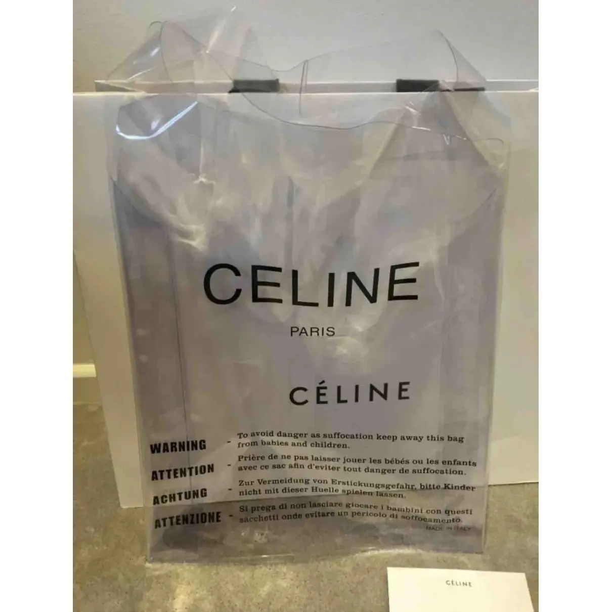 Celine Sac plastique handbag for sale