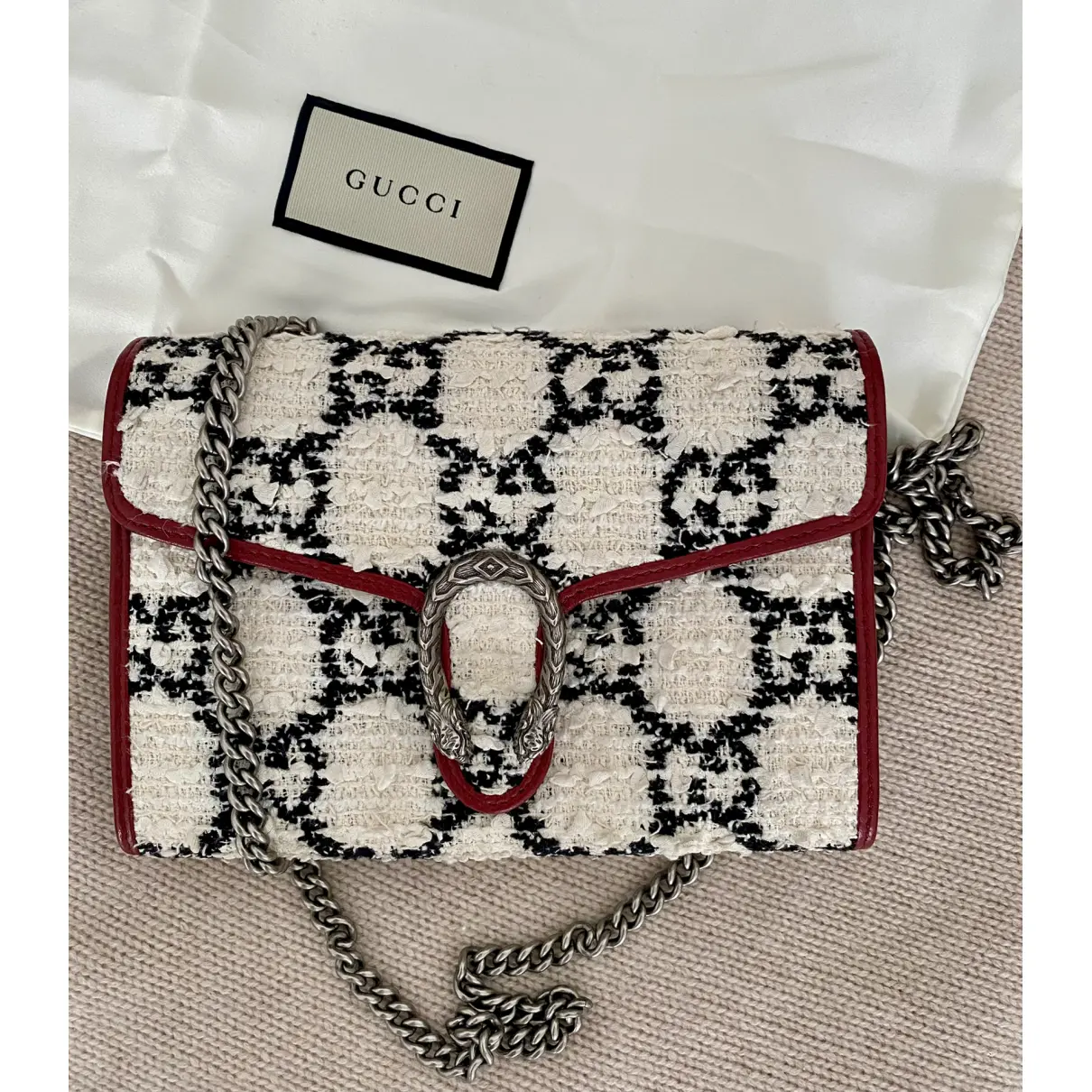 Dionysus tweed handbag Gucci