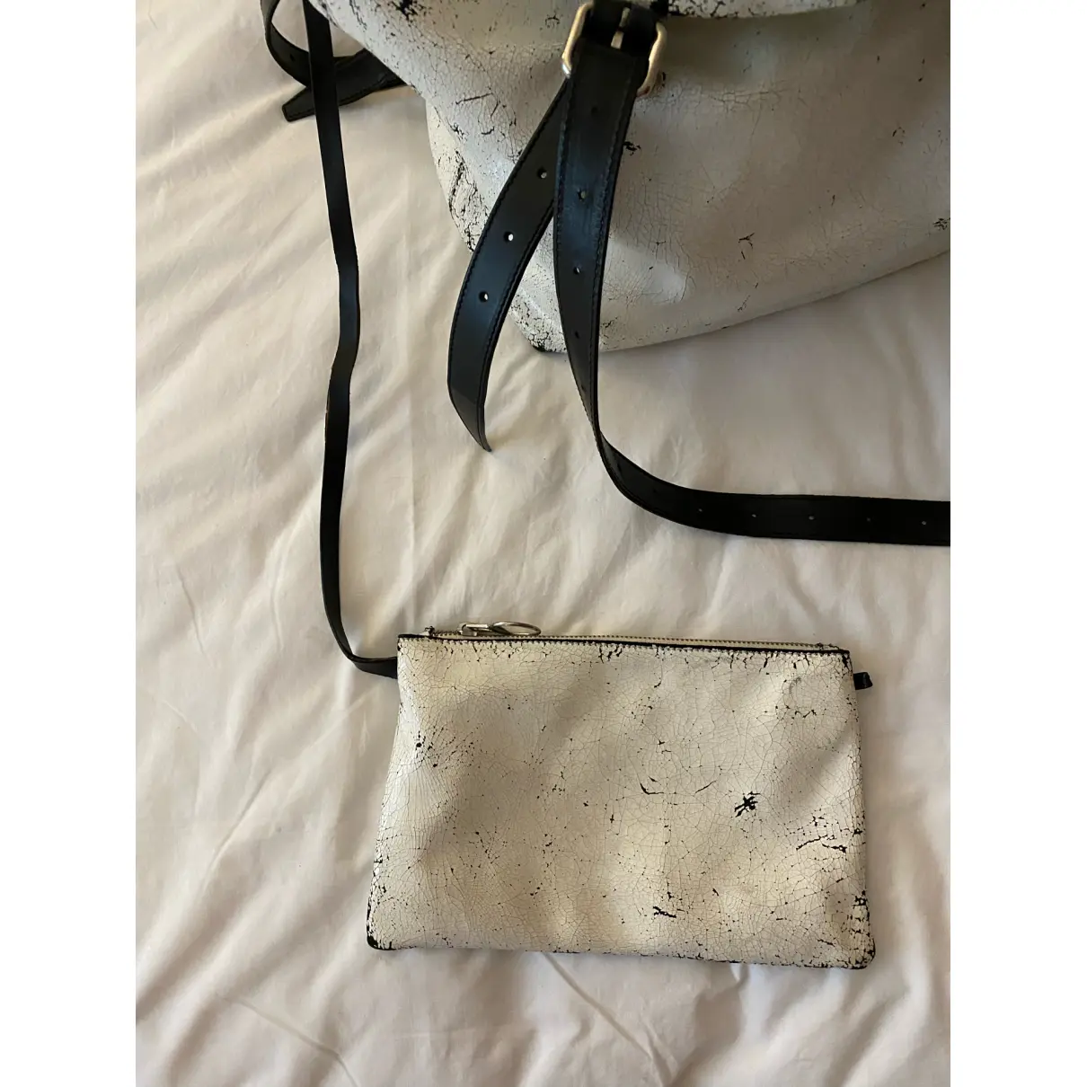 Vegan leather handbag MM6