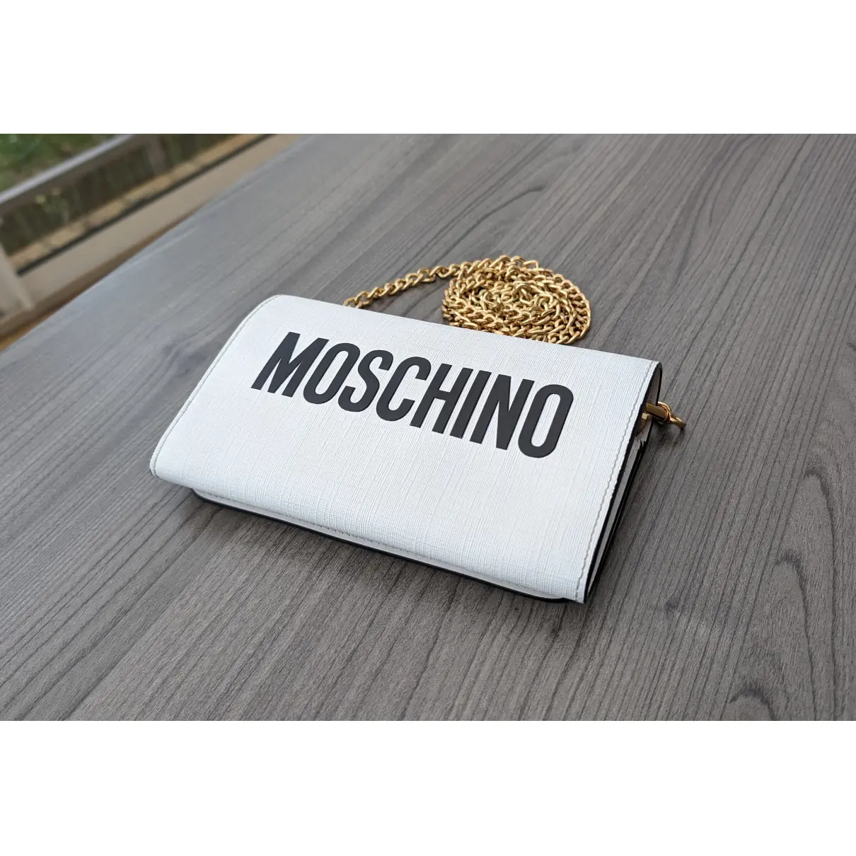 Buy Moschino Vegan leather crossbody bag online