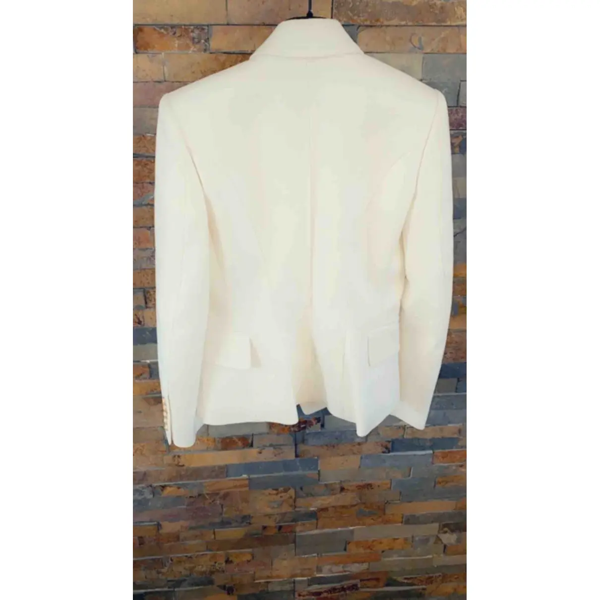 Buy Balmain White Viscose Jacket online