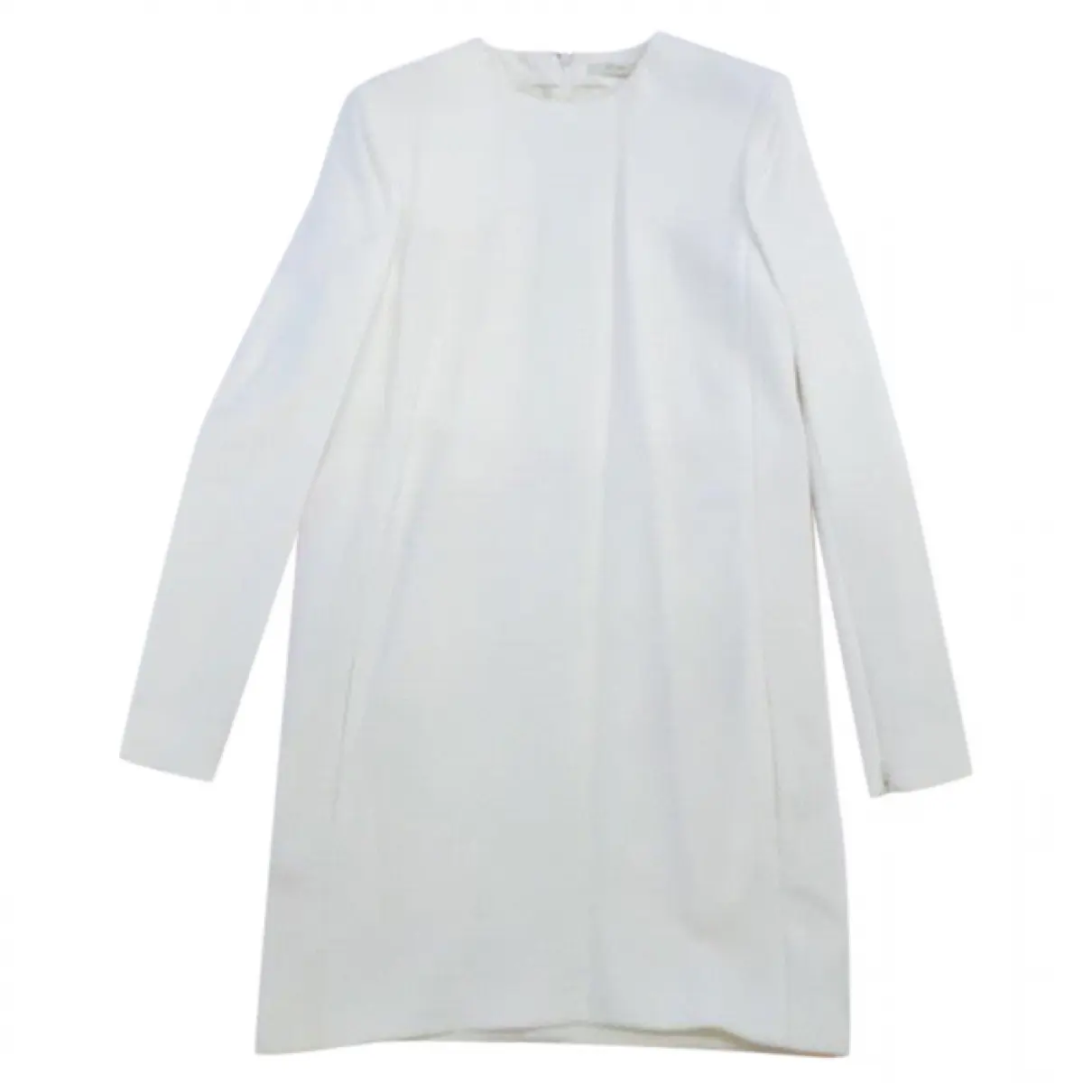White Viscose Dress Celine