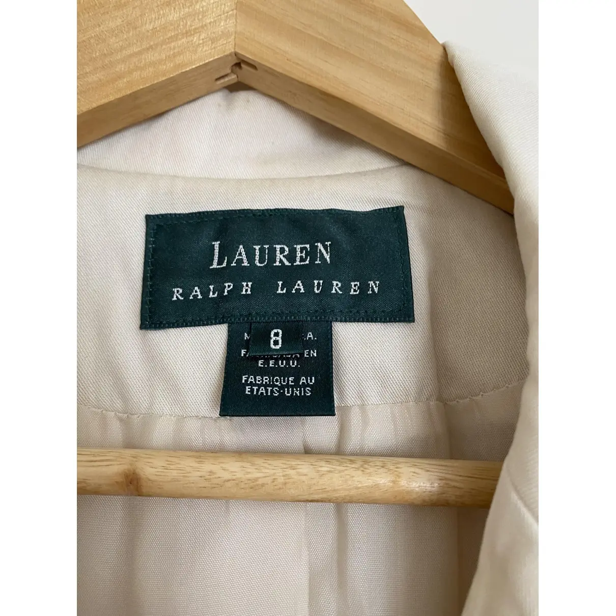 Buy Lauren Ralph Lauren White Viscose Jacket online - Vintage