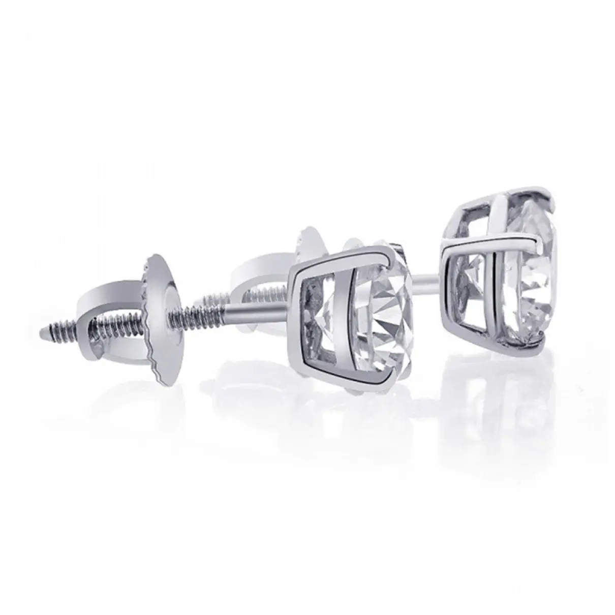 Buy Avital & Co Jewelry White gold earrings online
