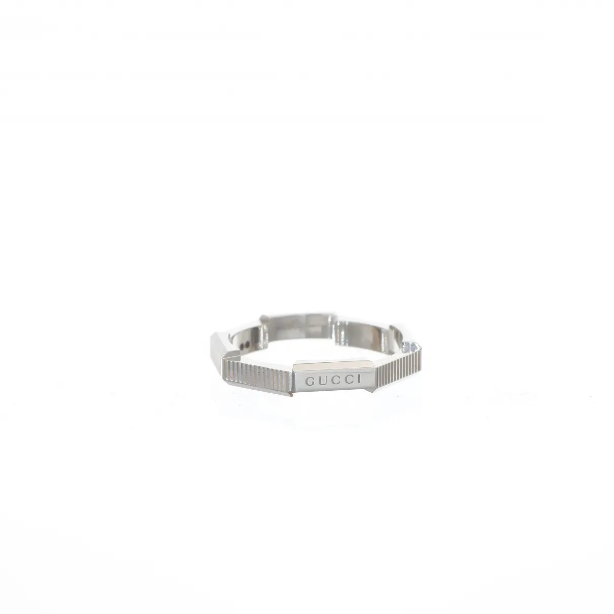 Gucci Link To Love white gold ring Gucci