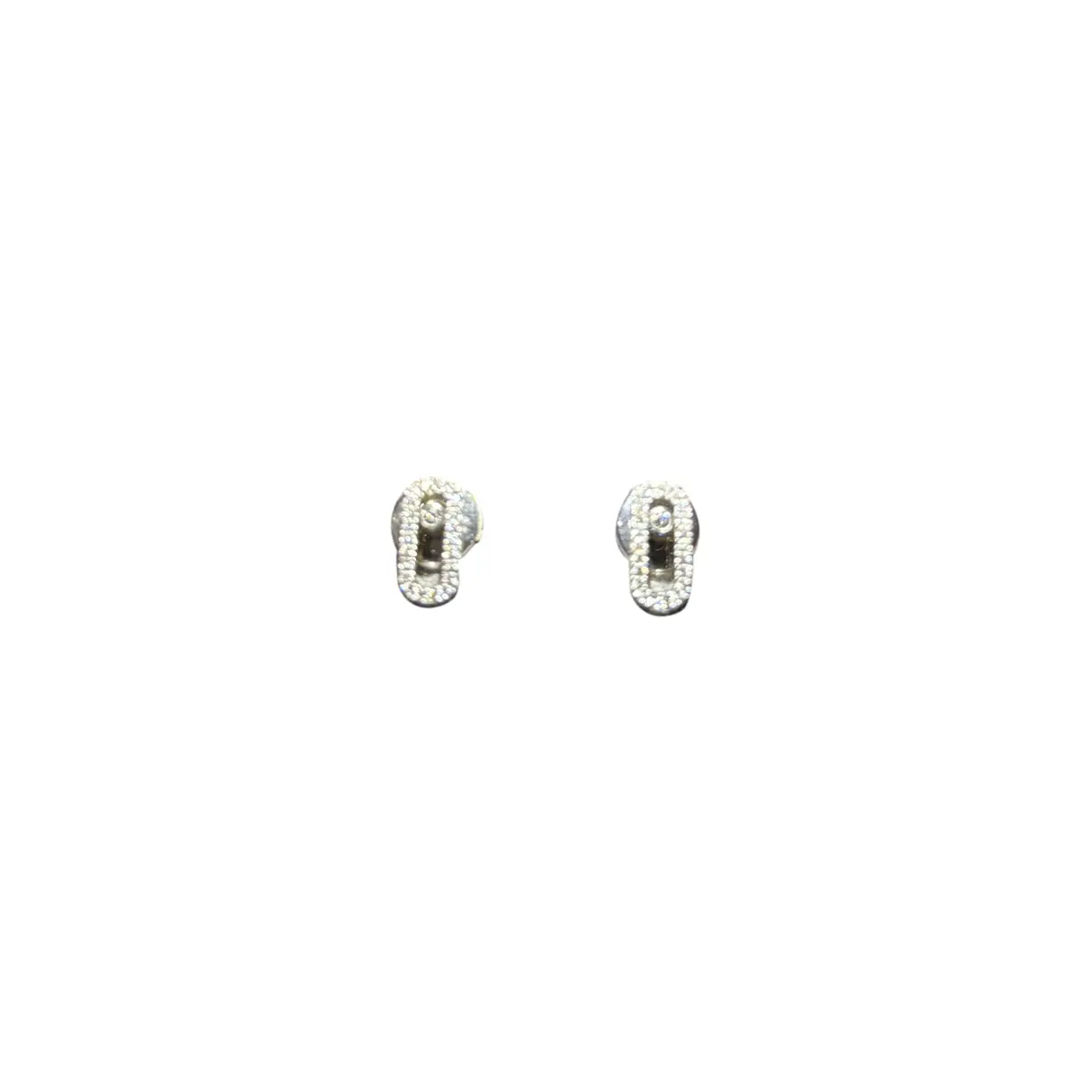 Move Classique white gold earrings