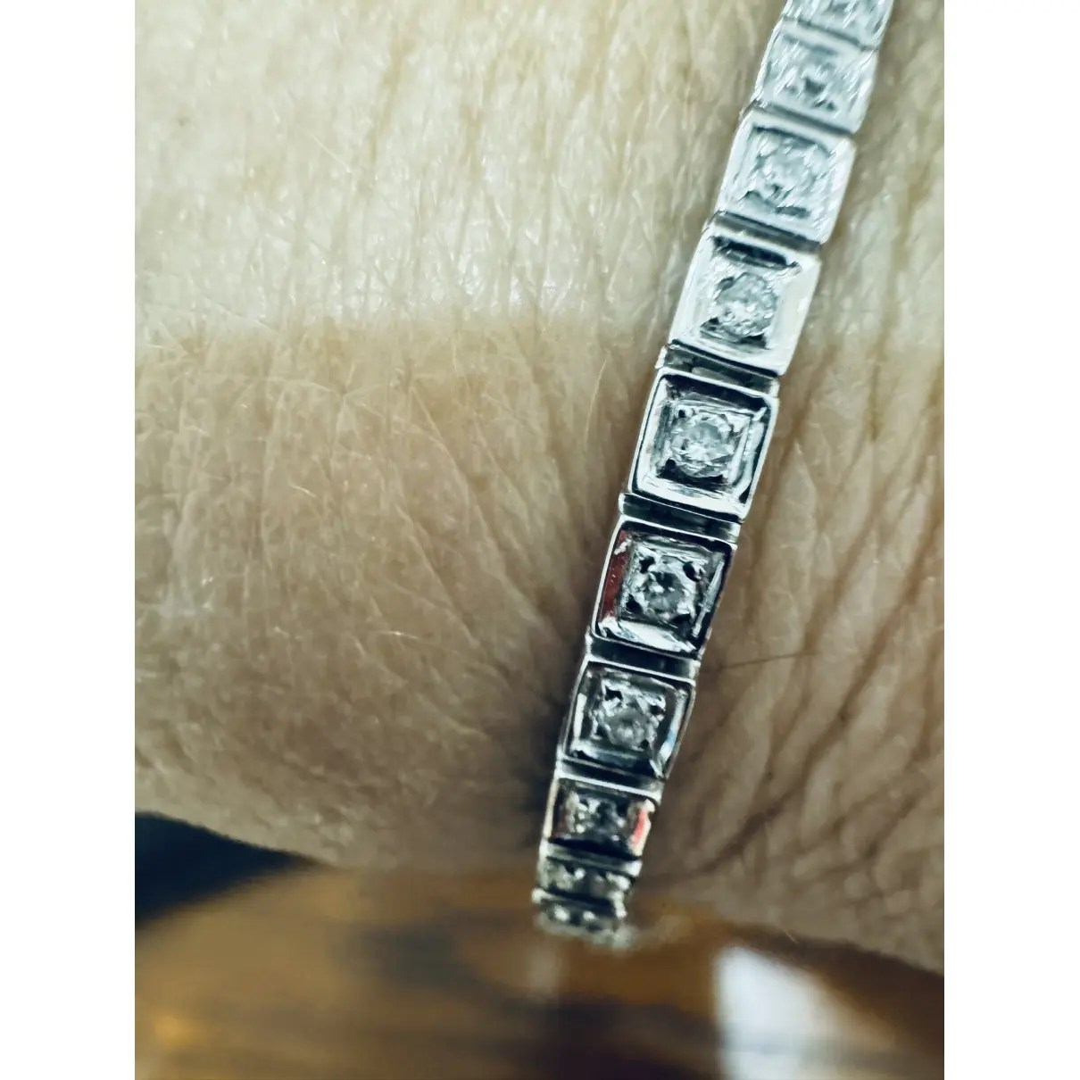 Buy Rivieras White gold bracelet online