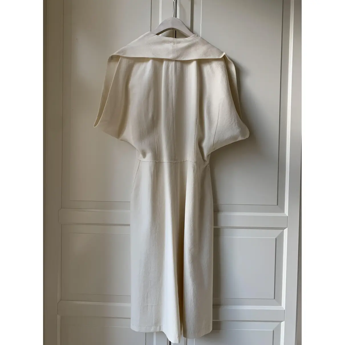Buy Jil Sander Wool mid-length dress online - Vintage