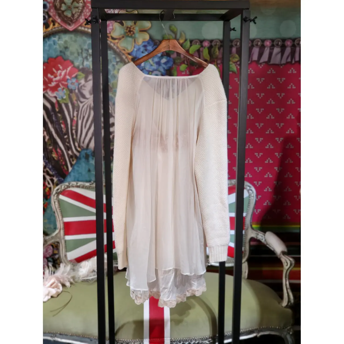 Buy Sacai Wool mini dress online