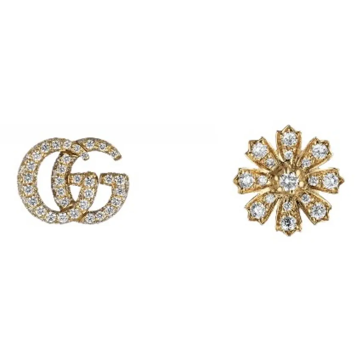 Gucci Flora yellow gold earrings Gucci