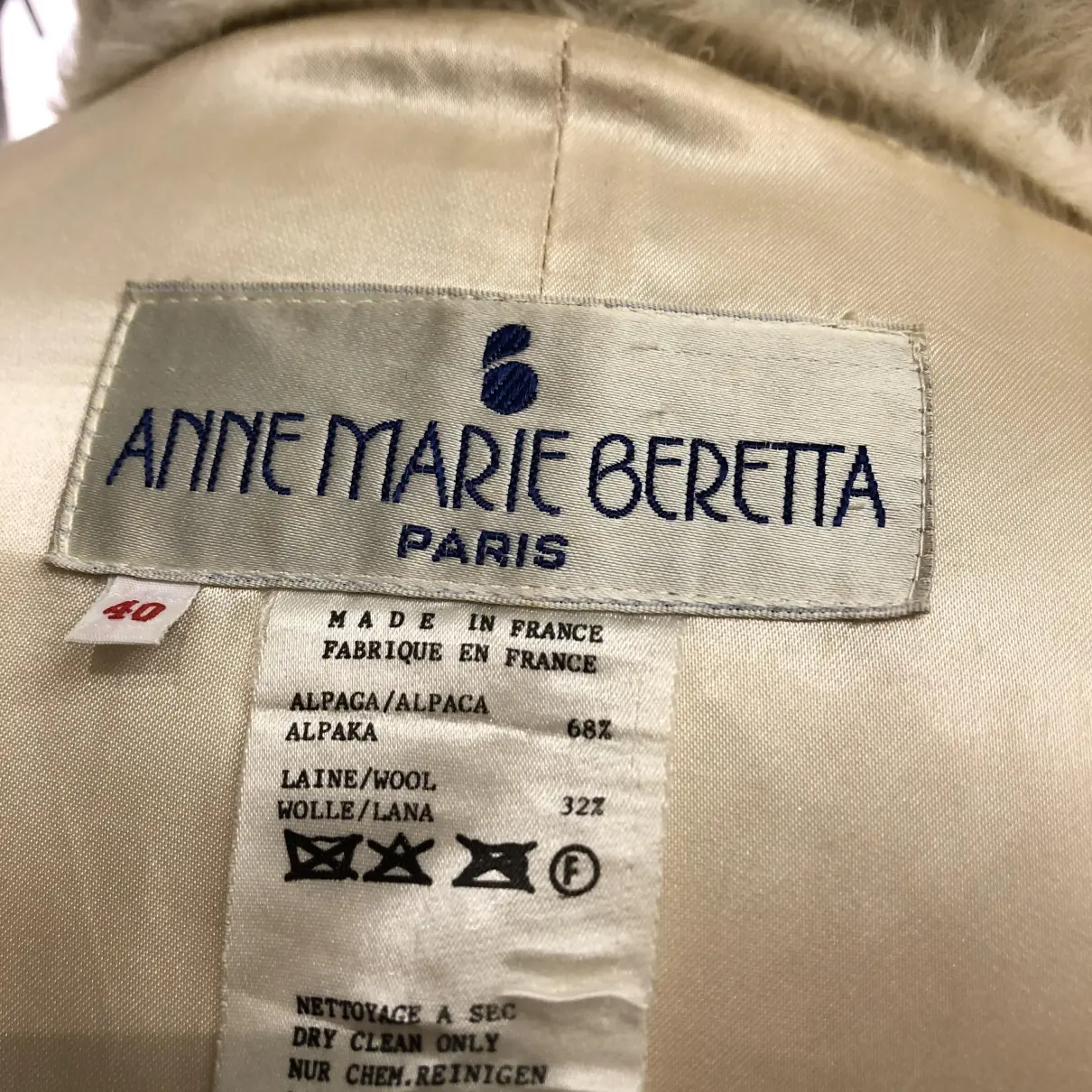 Wool coat Anne-Marie Beretta - Vintage