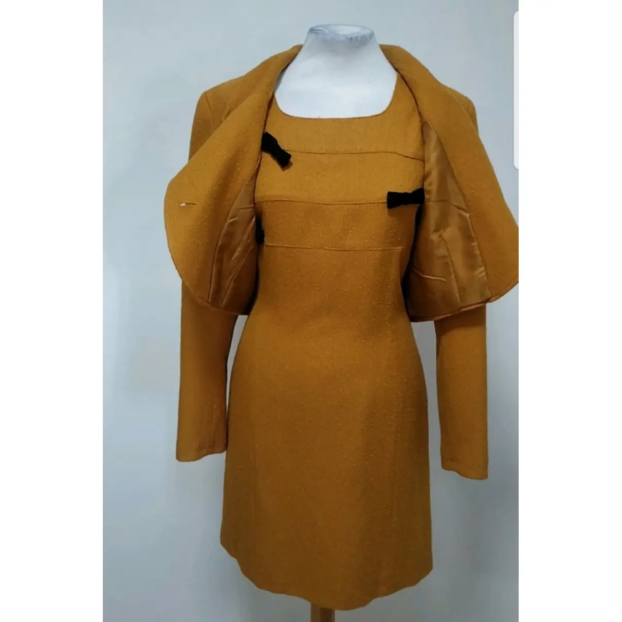 Buy Carolina Herrera Wool mid-length dress online